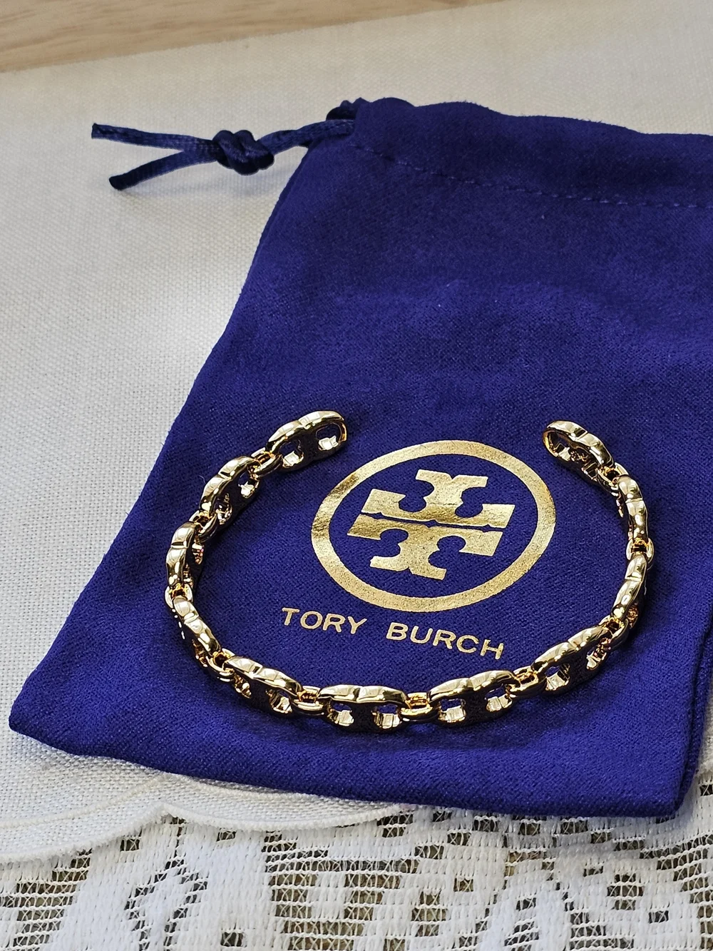 Tory Burch Gemini Link Bracelet New With Dustbag